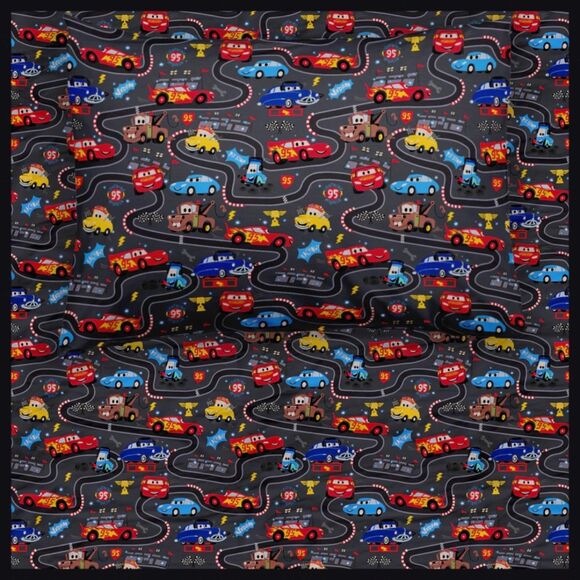 Little Sleepies Disney Pixar Cars Piston Cup Twin Sheet Set NIB - Picture 1 of 2